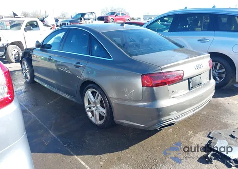 2016 Audi A6 2.0T Premium Plus from USA, damaged, VIN WAUGFAFC4GN057607